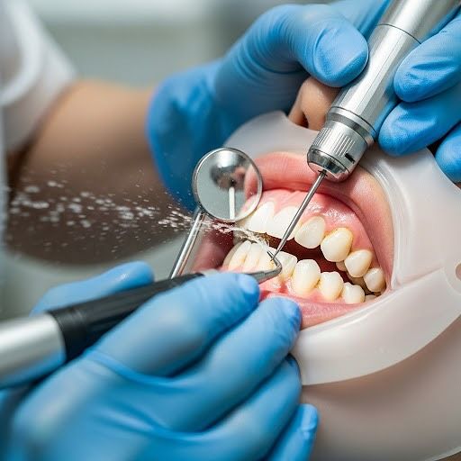 Professional teeth cleaning